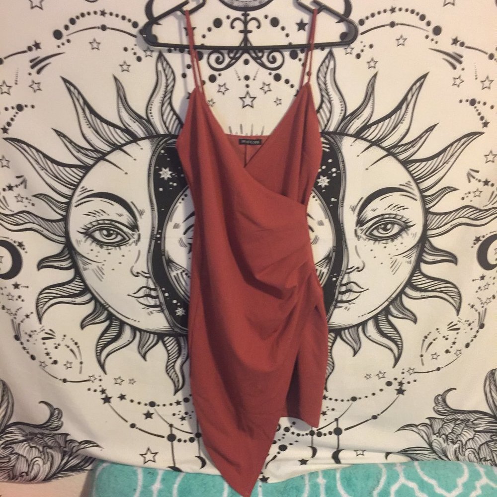 Mind Code Asymmetrical Bodycon Dress (M)